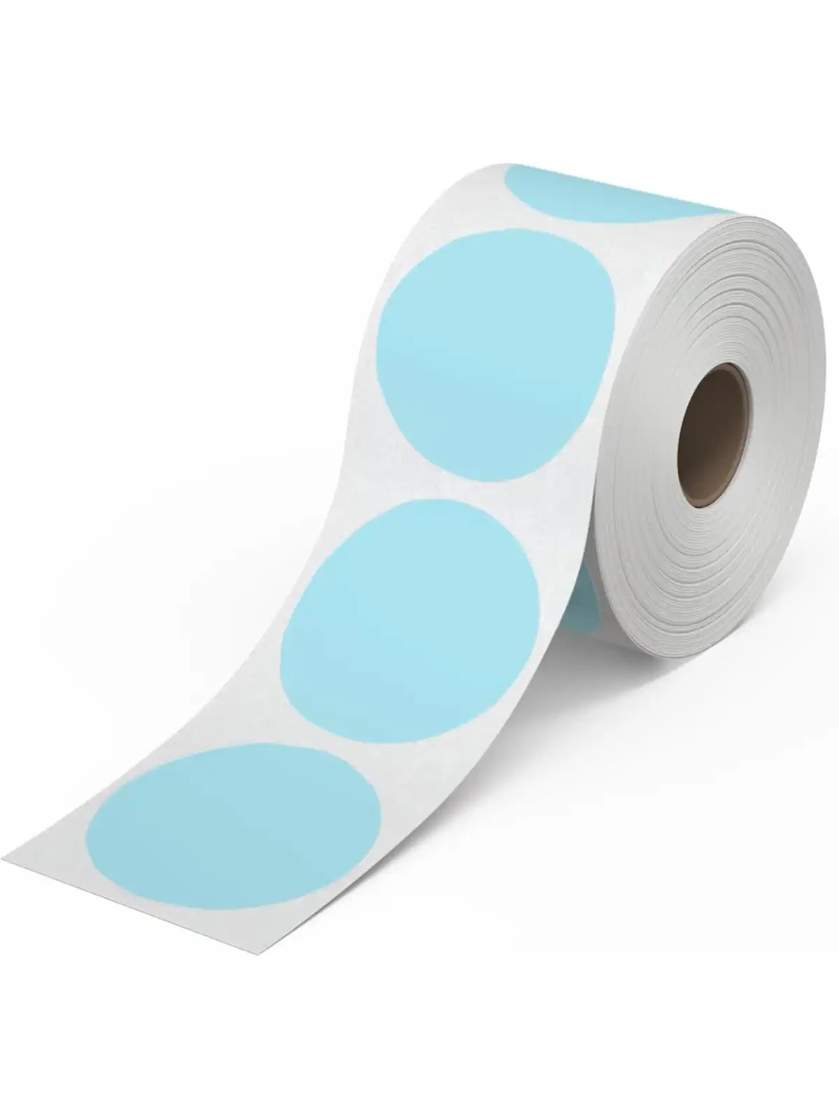 2-Inch Round Colored Thermal Labels