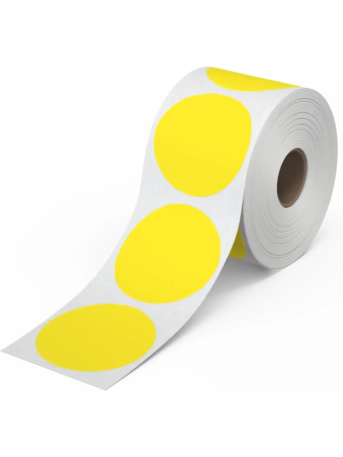 2-Inch Round Colored Thermal Labels